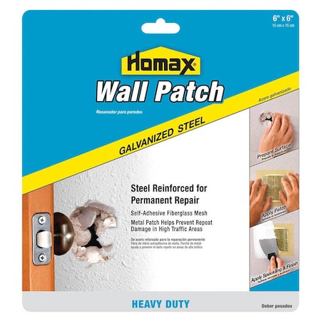 Homax 6" x 6" Wall Patch Self-Adhesive Wall Patch 5506